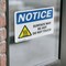 Signmission Hot Surface Sign, 7 in H x 10 in W, Vinyl Decal, Surface May Be Hot Do Not Touch Sign With Symbol OS-2PACK-NS-D-710-L-18509 - alternate 5